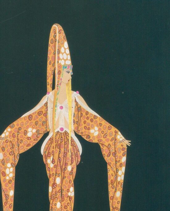 Vintage Erte Fantasy Print: “Starfish”