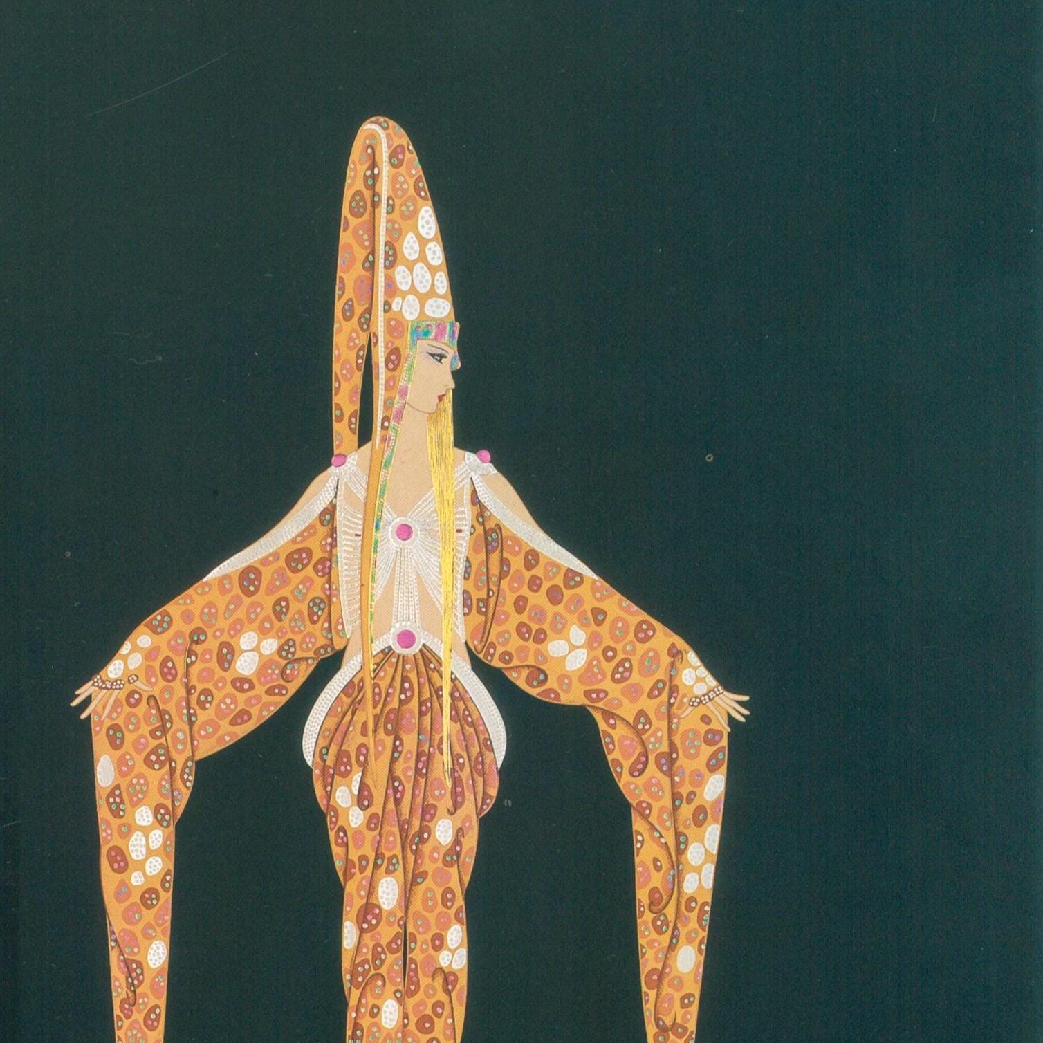 Vintage Erte Fantasy Print: "Starfish"