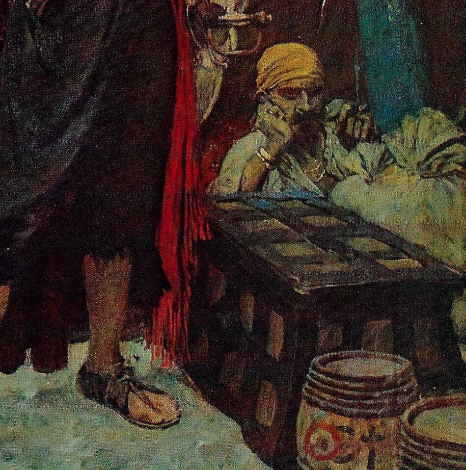 Howard Pyle Pirate Print: Vintage Book Page Illustration - Image 3