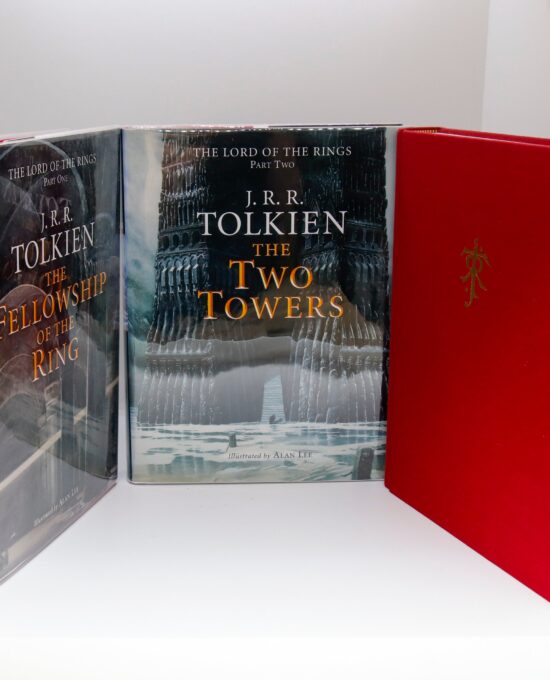 The Lord of the Rings 3 book set 2002 First edition thus Illustrated in color by Alan Lee