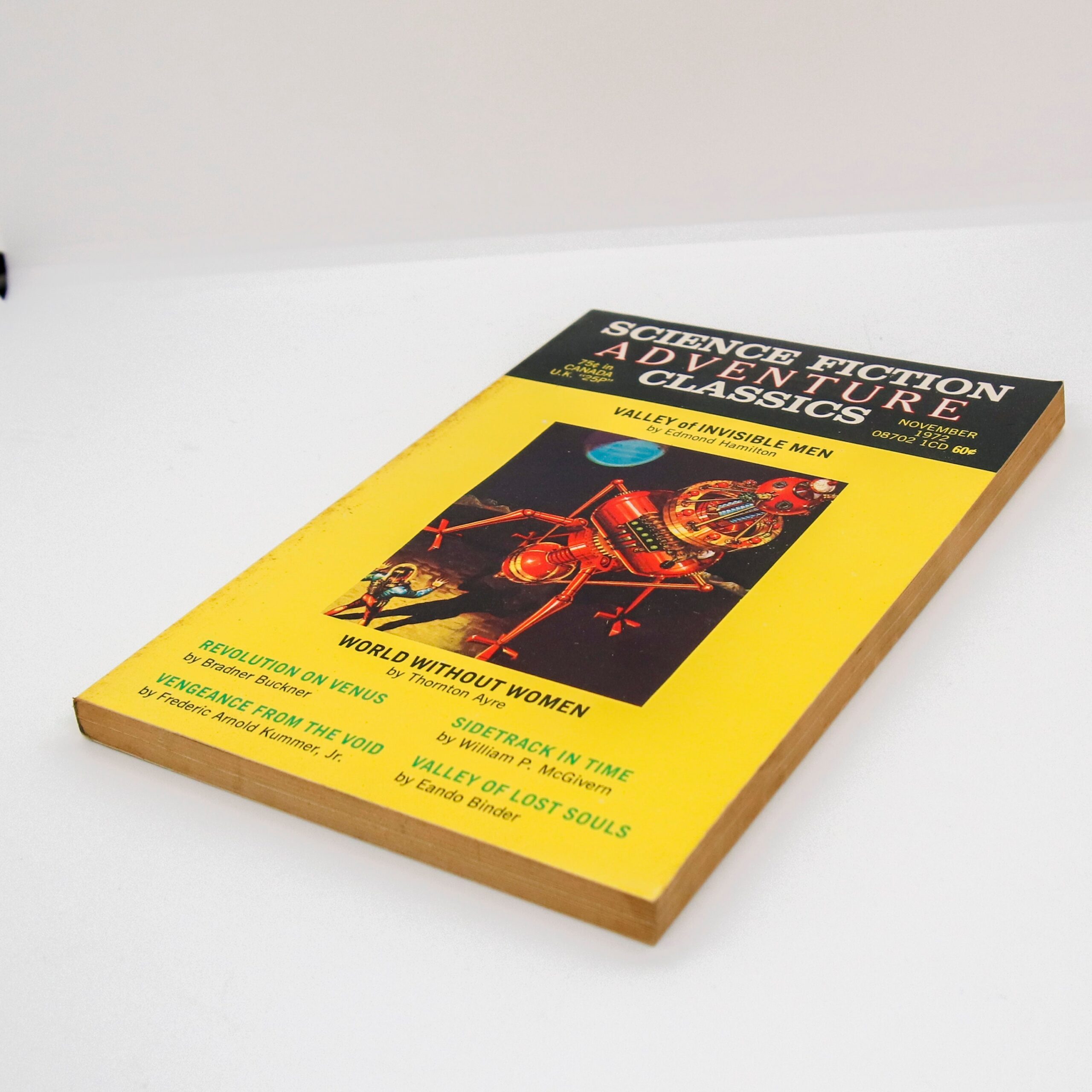 Vintage SciFi Adventure Classics Pulp Magazine November 1972