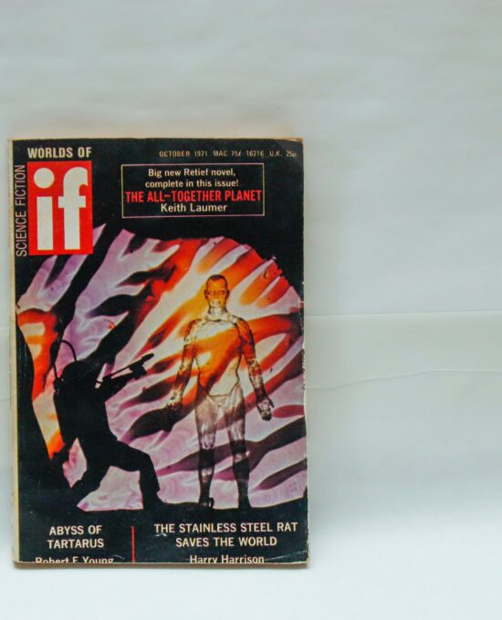 Worlds of IF Oct 1971: Stainless Steel Rat Science Fiction pulp magazine