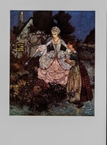 Edmund Dulac Sleeping Beauty Print: Vintage Fairy Tale Art [1910]