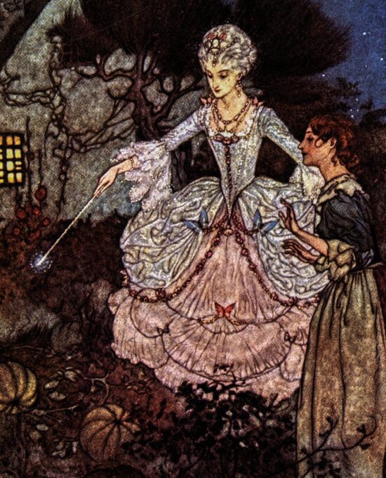 Edmund Dulac Sleeping Beauty Print: Vintage Fairy Tale Art [1910]