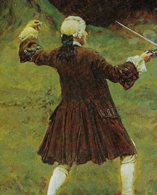 Howard Pyle Print: The Duel, Harper’s Magazine, 1907