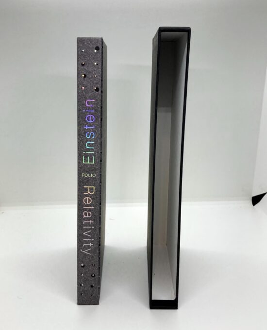 Alfred Einstein “Relativity”  Vintage slip-cased hardcover book Folio Society 200