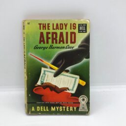 Dell Mapback "The Lady Is Afraid" c1943 George Harmon Coxe Gerald Gregg cover art