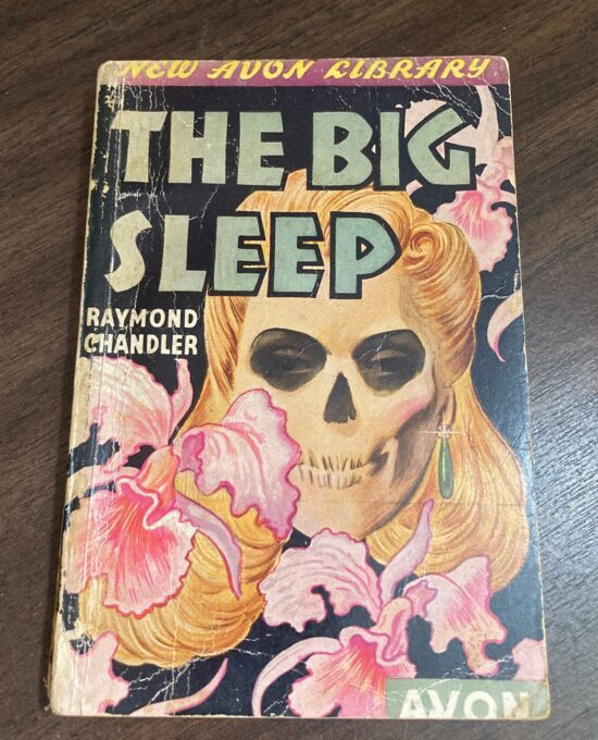 Raymond Chandler “The Big Sleep” Avon Library print 1943 Vintage early print paperback