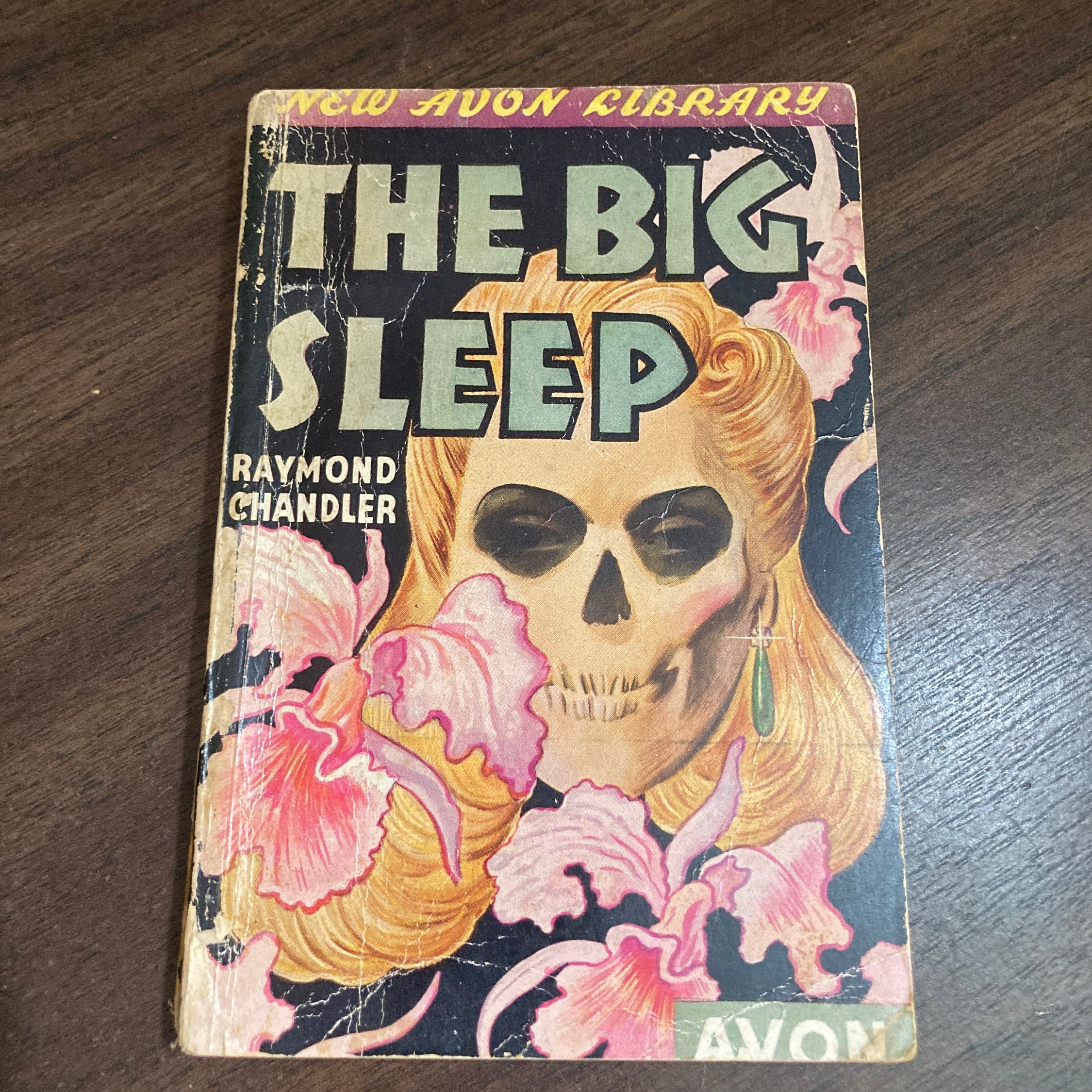 Raymond Chandler "The Big Sleep" Avon Library print 1943 Vintage early print paperback