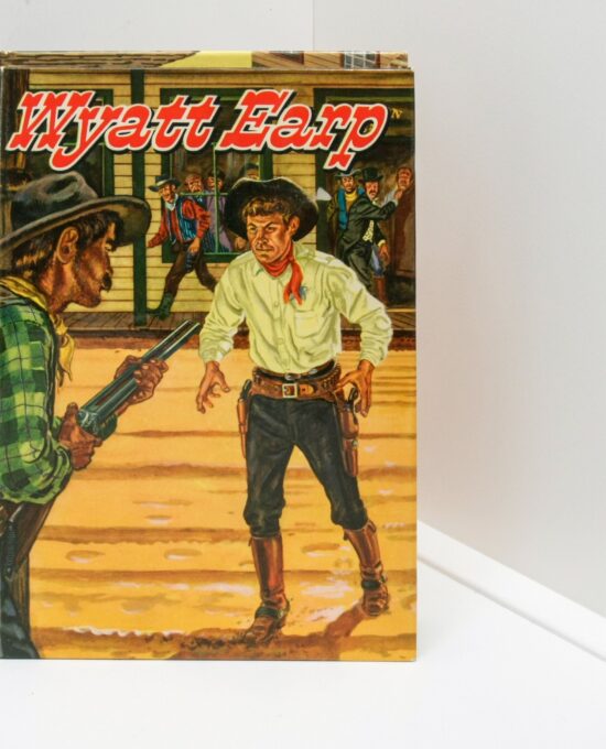 Fifties children’s western hardcover “Wyatt Earp” Philip Ketchum c.1956 Some illustrations Very crisp