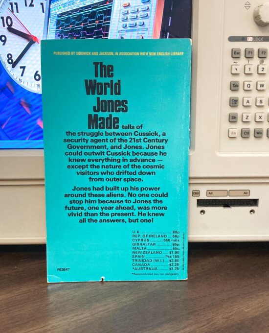 Philip K. Dick “The World Jones Made” Vintage British paperback 1976