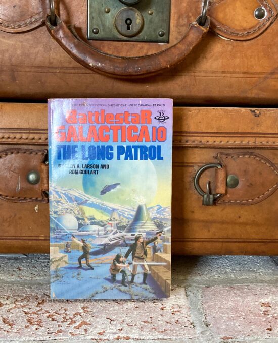 Battlestar Galactica: The Long Patrol Vintage TV show tie-in paperback 1984