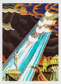 Kay Nielsen Art Print: Six White Swans, Brothers Grimm Vintage Illustration