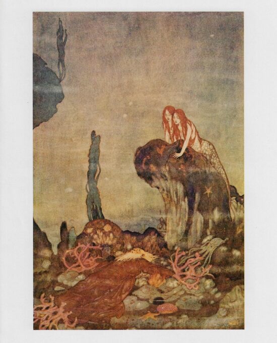 Edmund Dulac ‘The Tempest’ Print: Vintage Shakespeare Illustration
