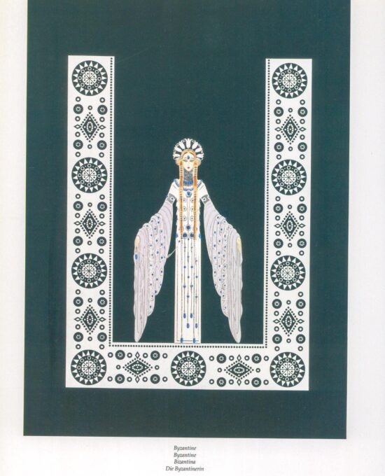 Vintage Erte Fantasy Print: “Byzantine”