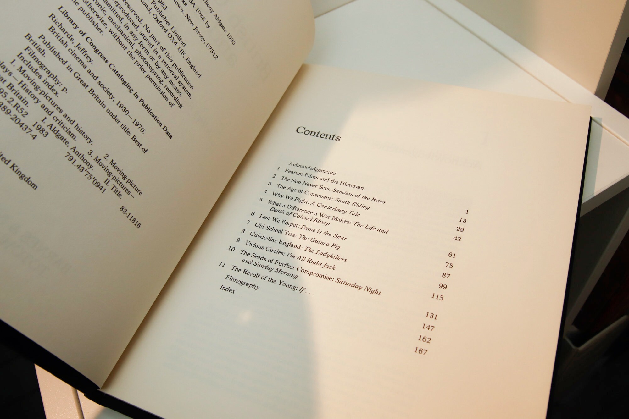 Film history "British Cinema and Society 1930-1970" 1983 vintage hardcover - Image 7