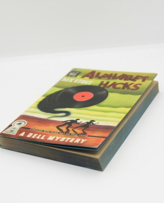 Dell Mapback “Alphabet Hicks” c.1947 Rex Stout George vintage paperback