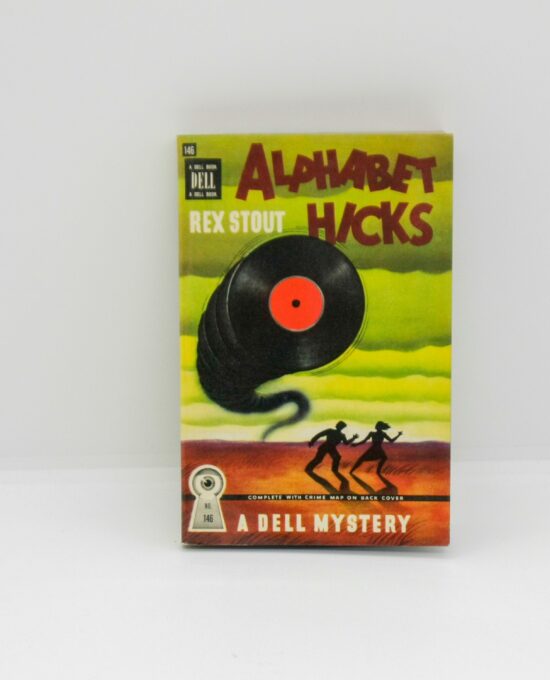 Dell Mapback “Alphabet Hicks” c.1947 Rex Stout George vintage paperback