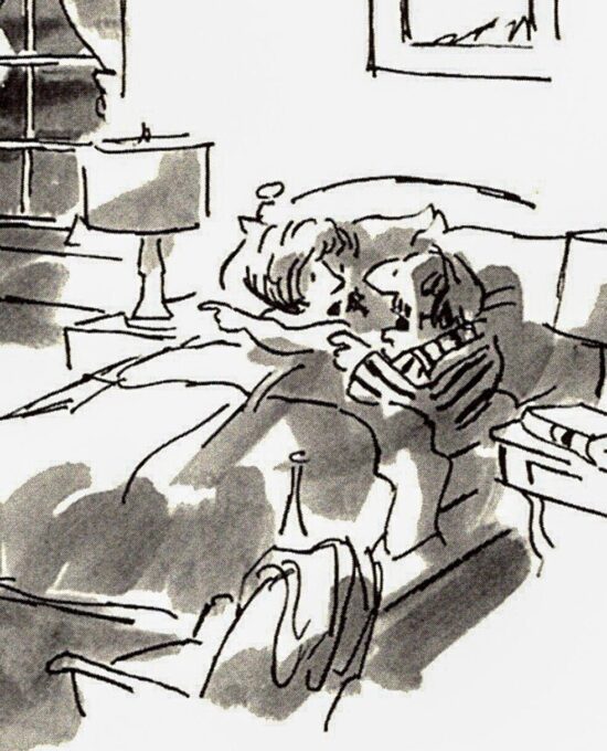 Isn’t it ironic “Ignore him…” Vintage Sydney Harris New Yorker literary art page