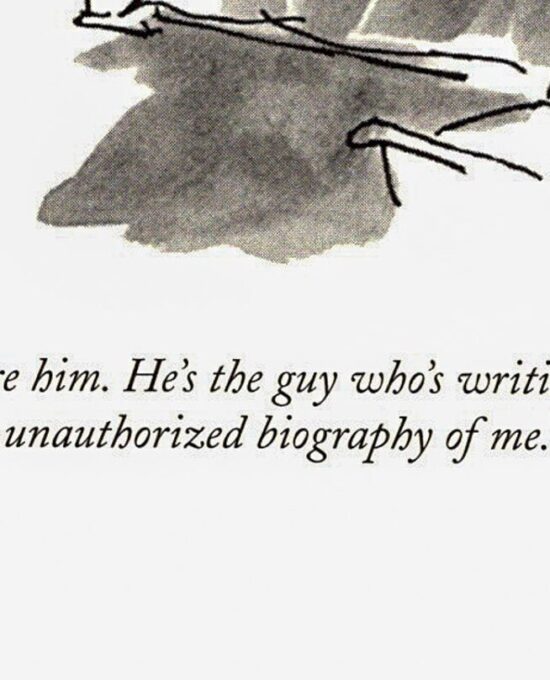 Isn’t it ironic “Ignore him…” Vintage Sydney Harris New Yorker literary art page