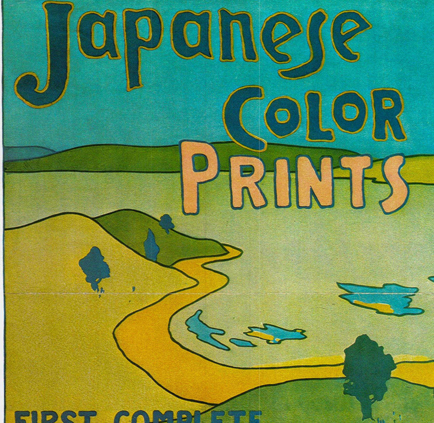 Arthur Dow "Japanese print exhibition" Vintage art-book page