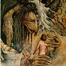Vintage Brian Froud Art Print: Fantasy Illustration, 1972