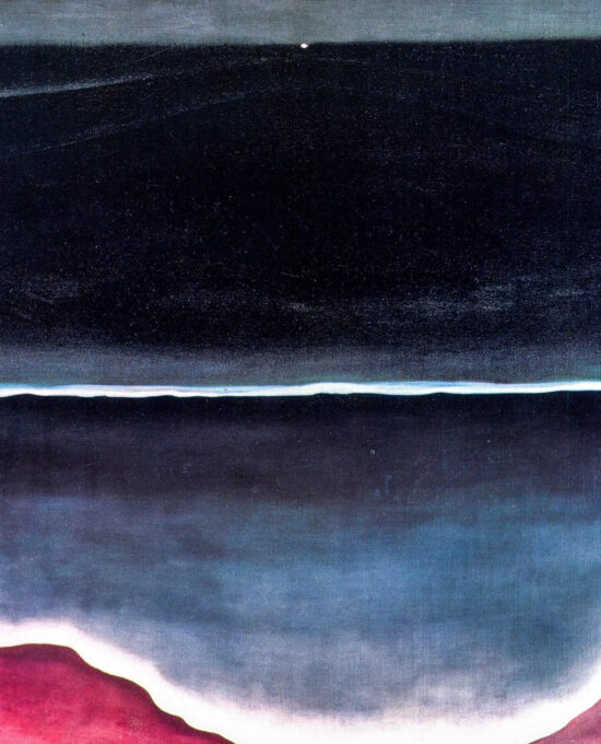 Georgia O’Keeffe print 1928 “Wave Night” Original vintage color book page