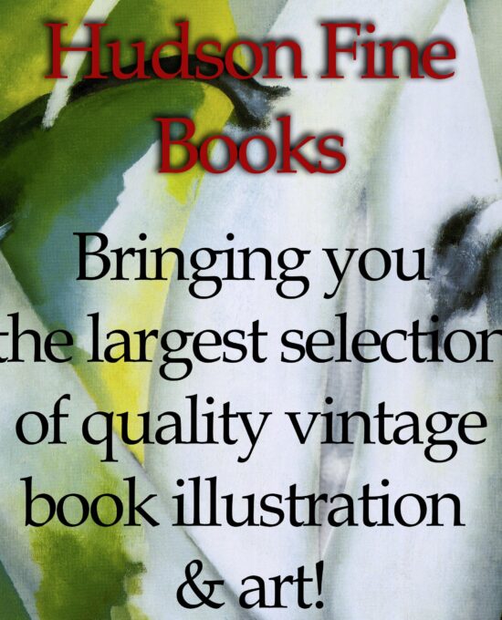 Erte Classic Art Deco Print “Emerald Eyes/Statue of Liberty (day)” c.1988 Vintage two-sided art book page 10 x 13 1/2″