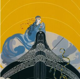 Vintage Erte Art Deco Print: "The Surprises of the Sea" (10x13.5")