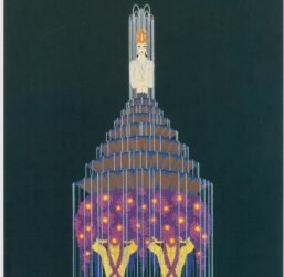 Erte Art Deco "Perfume" Print: 1988 Vintage Book Page (10x13.5")