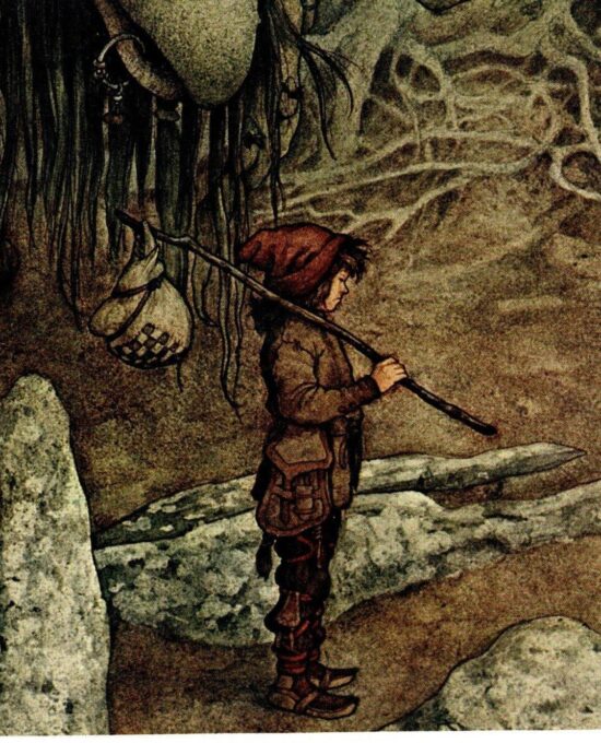 Brian Froud “Go West!” Vintage Book Plate – Fantasy Art Print