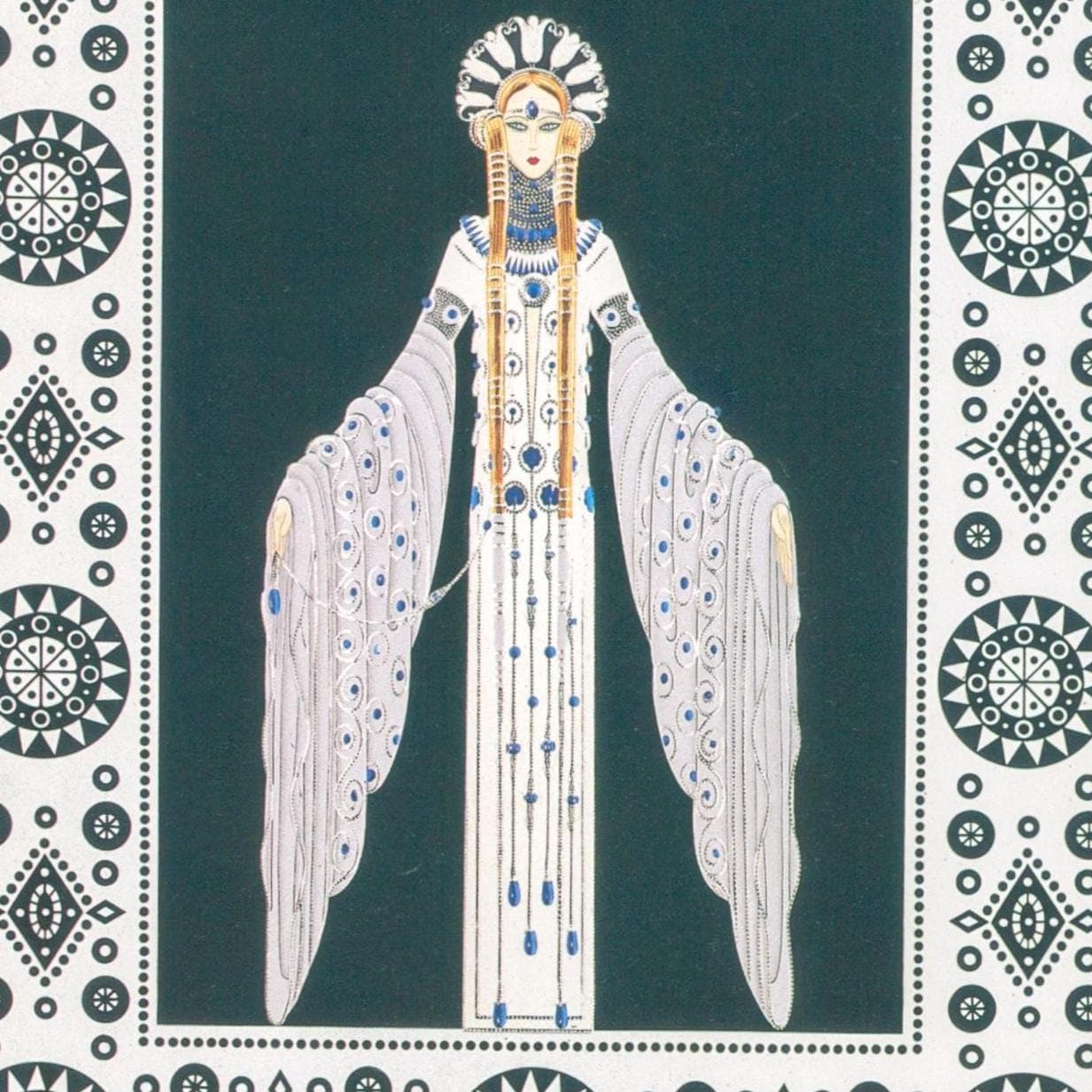 Vintage Erte Fantasy Print: "Byzantine"