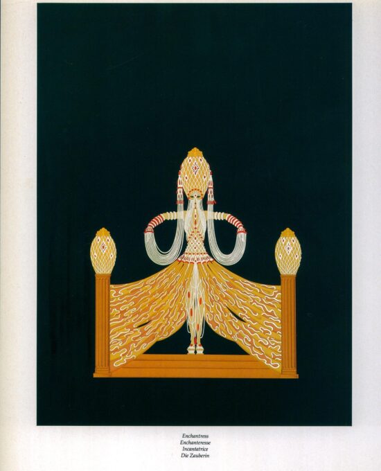 Vintage Erte Fantasy Print: “Enchantress”