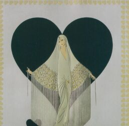 Erte Art Deco Print: Vintage "Fringe Gown" Book Page