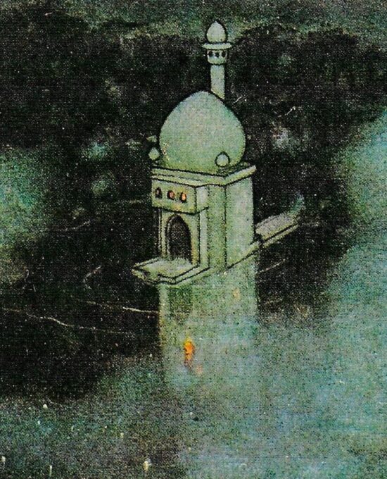 Edmund Dulac Rubaiyat Print: Vintage Arabian Nights Illustration