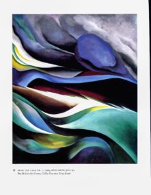 Georgia O'Keeffe vintage art book plate 1924 "From the Lake No. 1 / Corn, Dark I"
