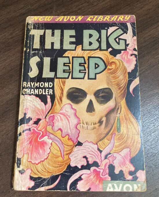 Raymond Chandler “The Big Sleep” Avon Library print 1943 Vintage early print paperback