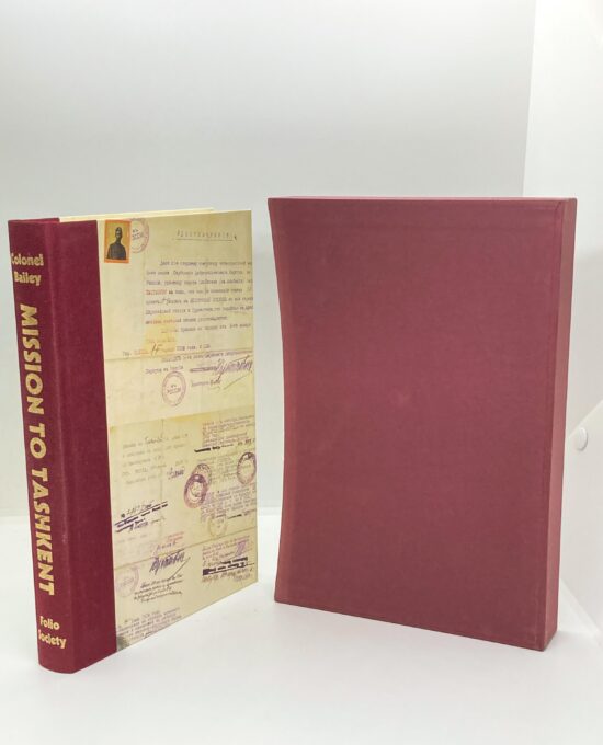 Mission to Tashkent Colonel Bailey Vintage slip-cased hardcover book Folio Society London 2002