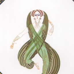 Erte Theatrical Costume vintage print "Oriental costume for Folies-Bergere" 1920