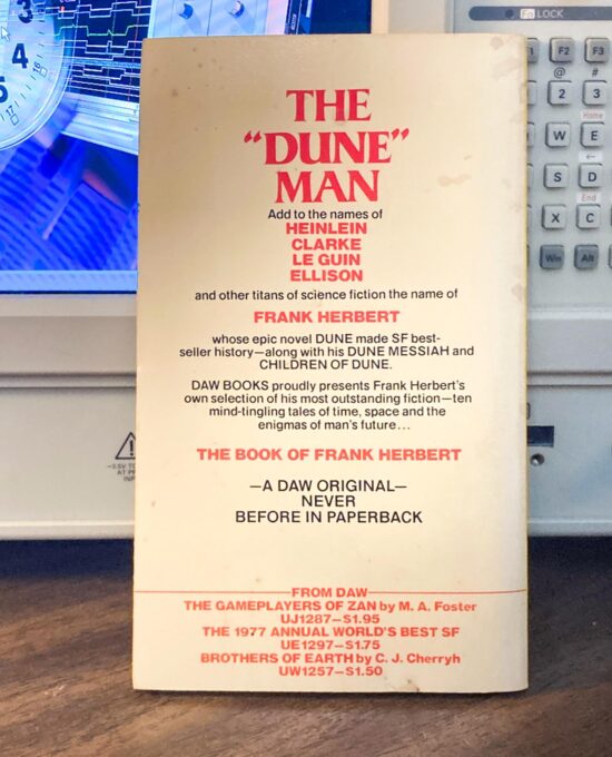 Frank Herbert “The Book Of” c.1974 vintage paperback Short story anthology