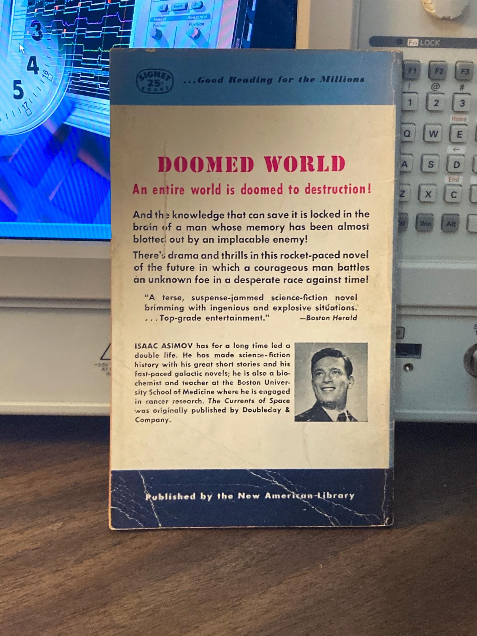 Isaac Asimov "The Currents of Space" First edition vintage 1953 paperback - Image 2