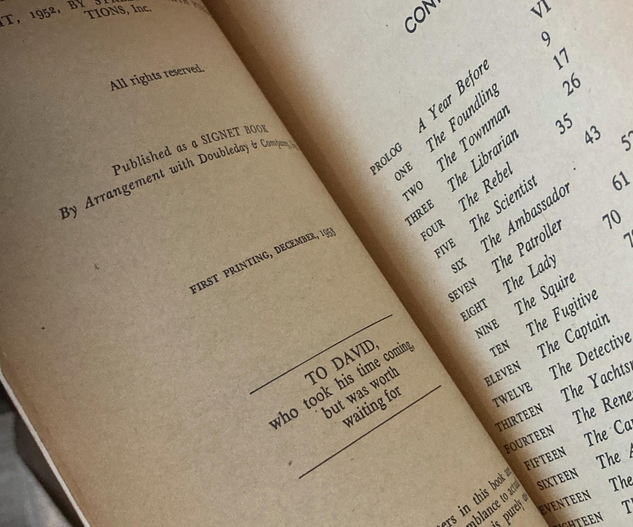 Isaac Asimov "The Currents of Space" First edition vintage 1953 paperback - Image 6