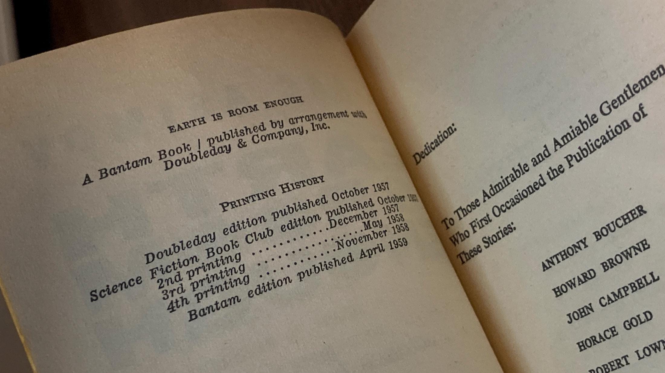 Isaac Asimov "Earth is Room Enough" 1959 vintage sci fi paperback - Image 6