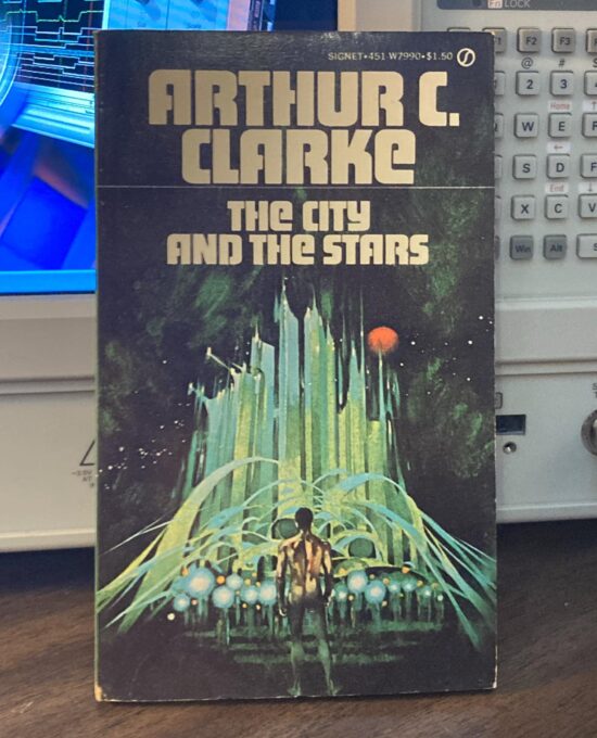 Arthur C. Clarke “The City and the Stars” c. 1973 vintage paperback