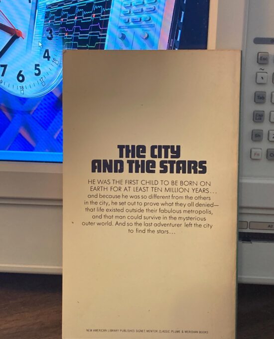 Arthur C. Clarke “The City and the Stars” c. 1973 vintage paperback