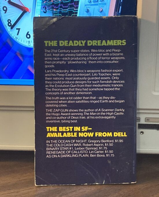 Philip K. Dick “The Zap Gun” First edition thus 1978 vintage Dell paperback