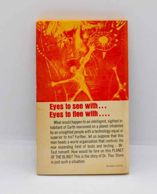 Paul Corey “The Planet of the Blind” 1969 vintage first edition paperback