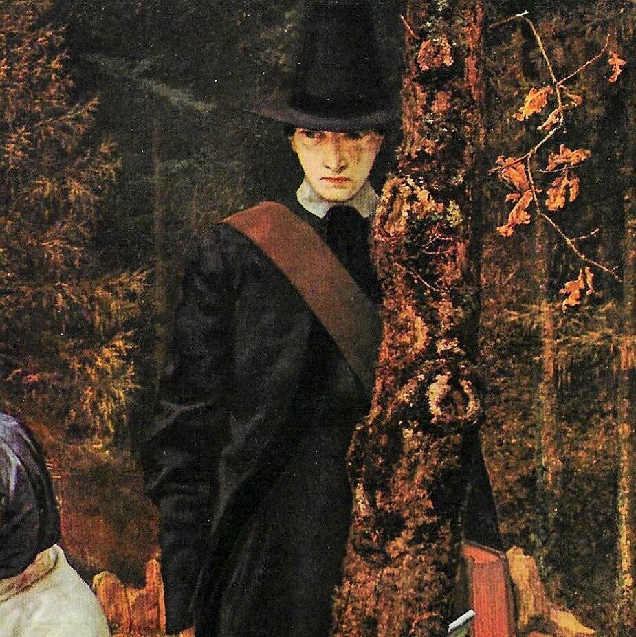 The Wounded Cavalier '70s art book print William Shakespeare Burton - Image 3