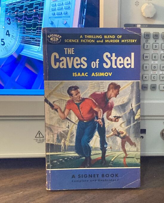 Isaac Asimov “The Caves of Steel” First edition vintage 1955 paperback