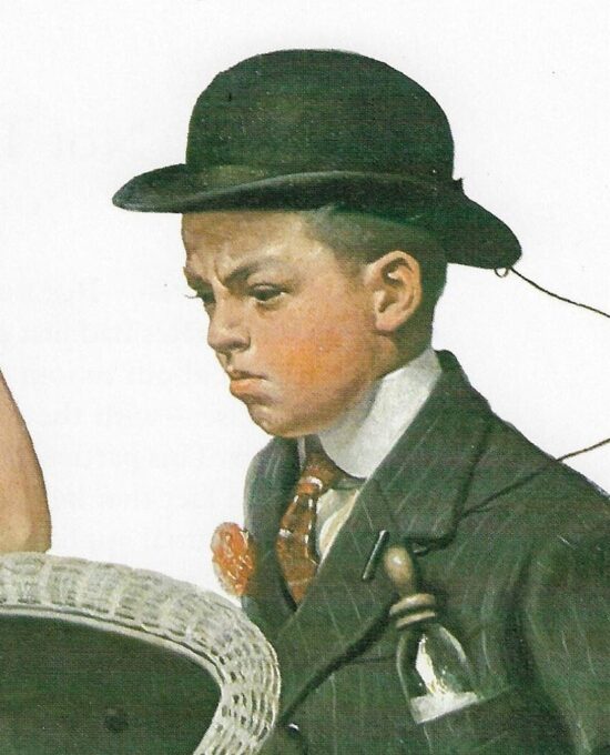 Norman Rockwell “Home Duty” The first Saturday Evening Post cover Mr. Rockwell painted